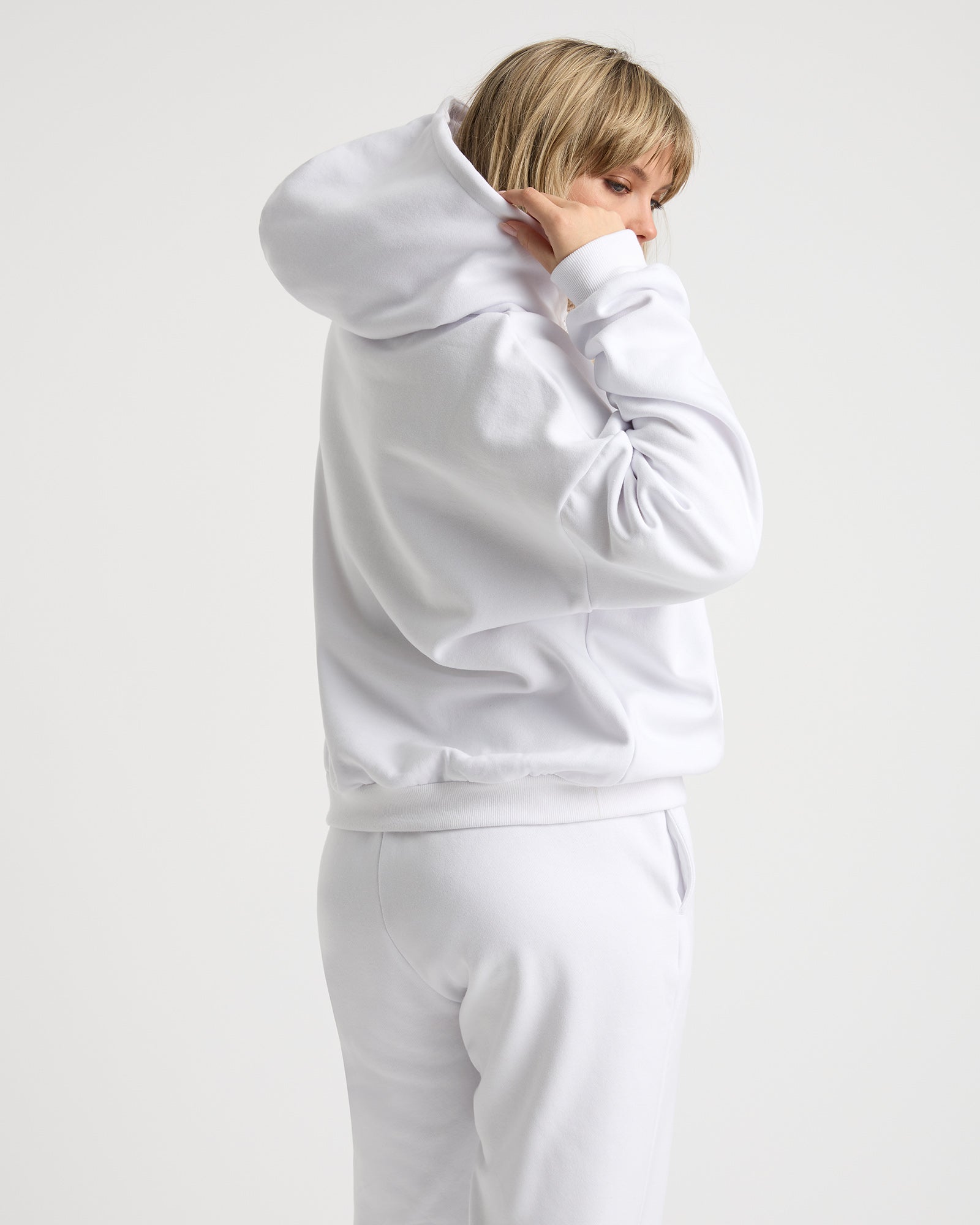 Edie unisex hoodie - Ice White