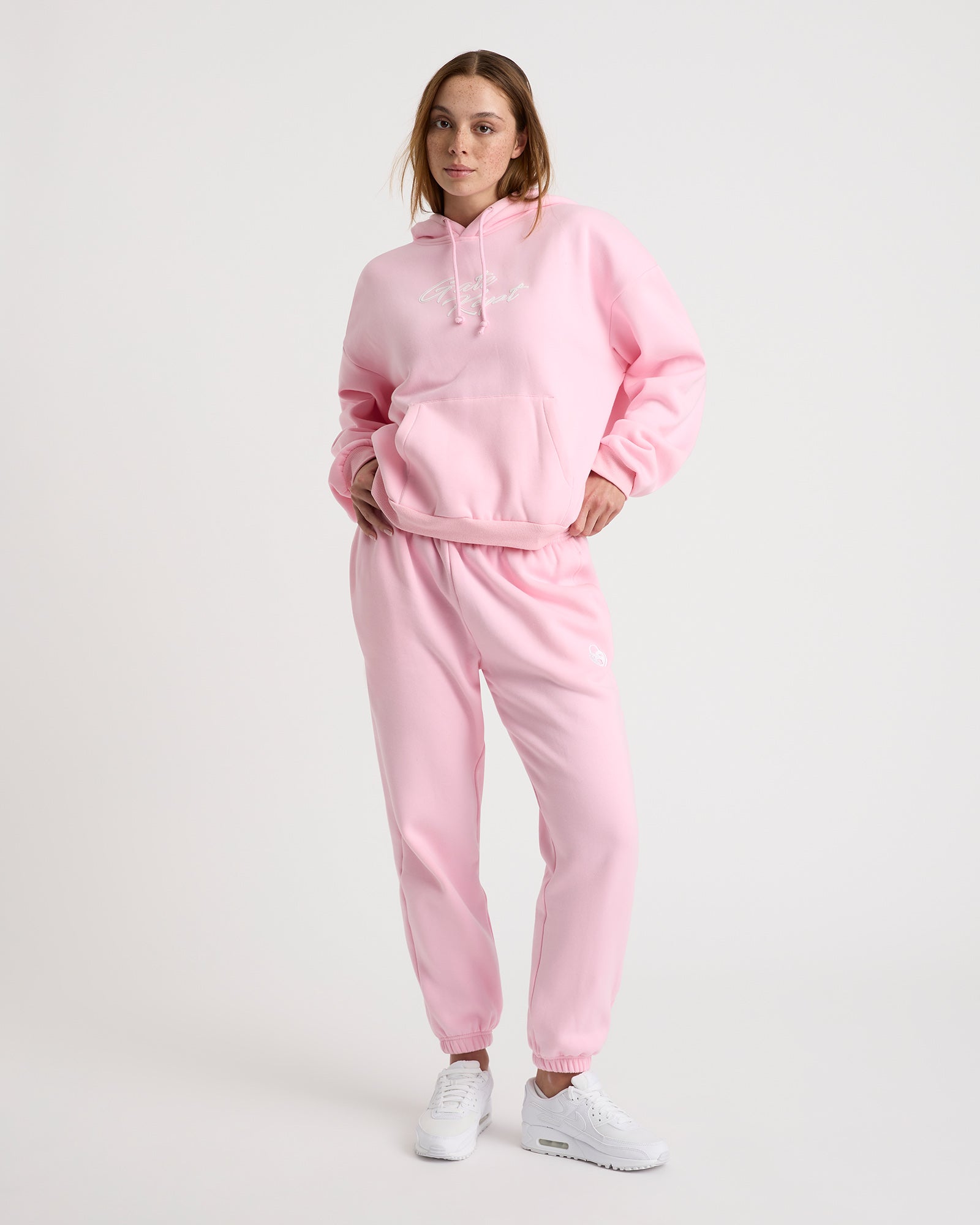 Edie unisex track pant - Rosé Pink