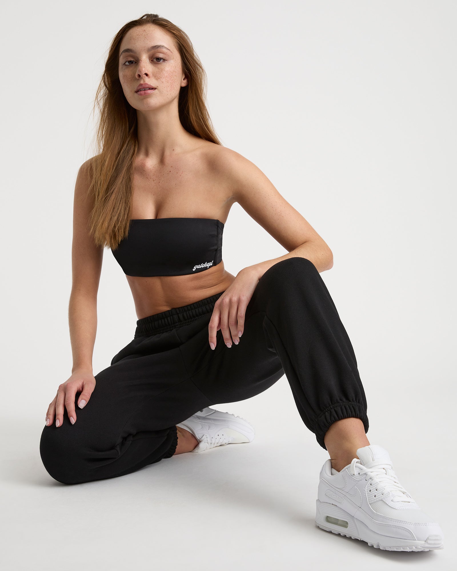 Edie unisex track pant - Black