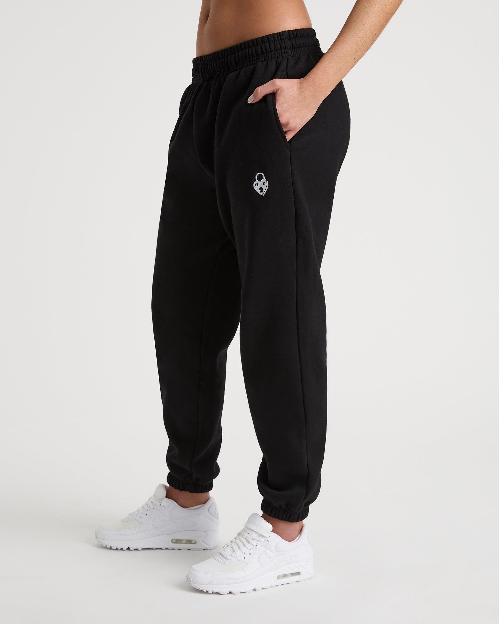 Edie unisex track pant - Black