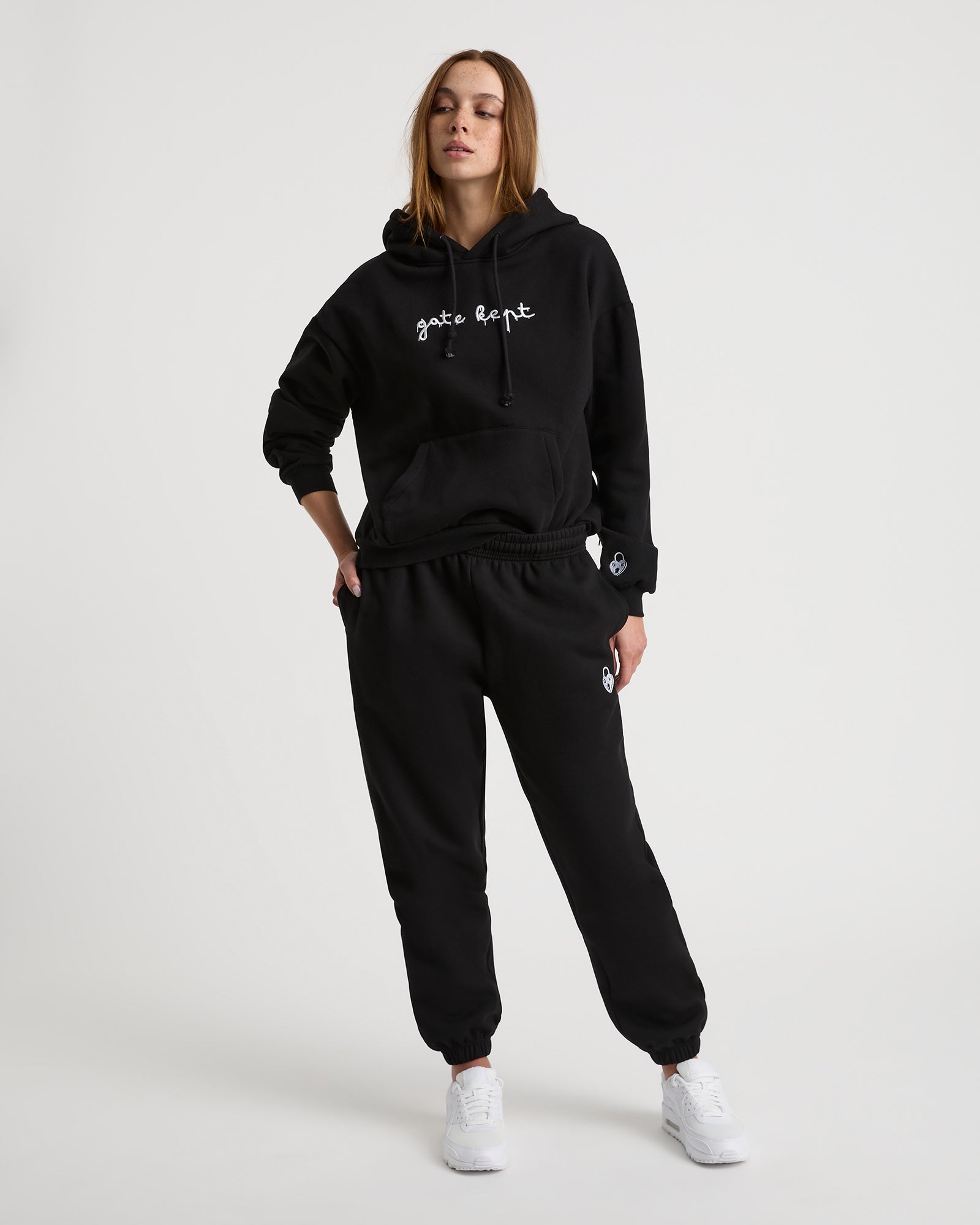 Edie unisex hoodie - Black