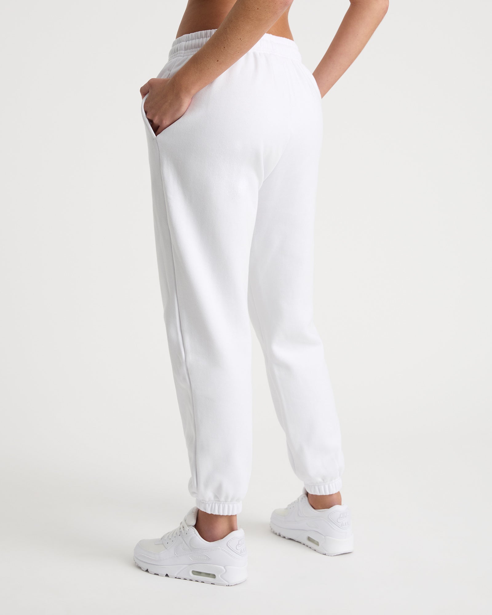 Edie unisex track pant - Ice White