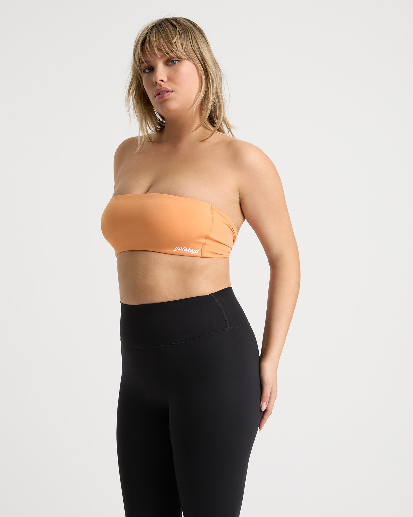 Semira Twisted Bandeau - Apricot