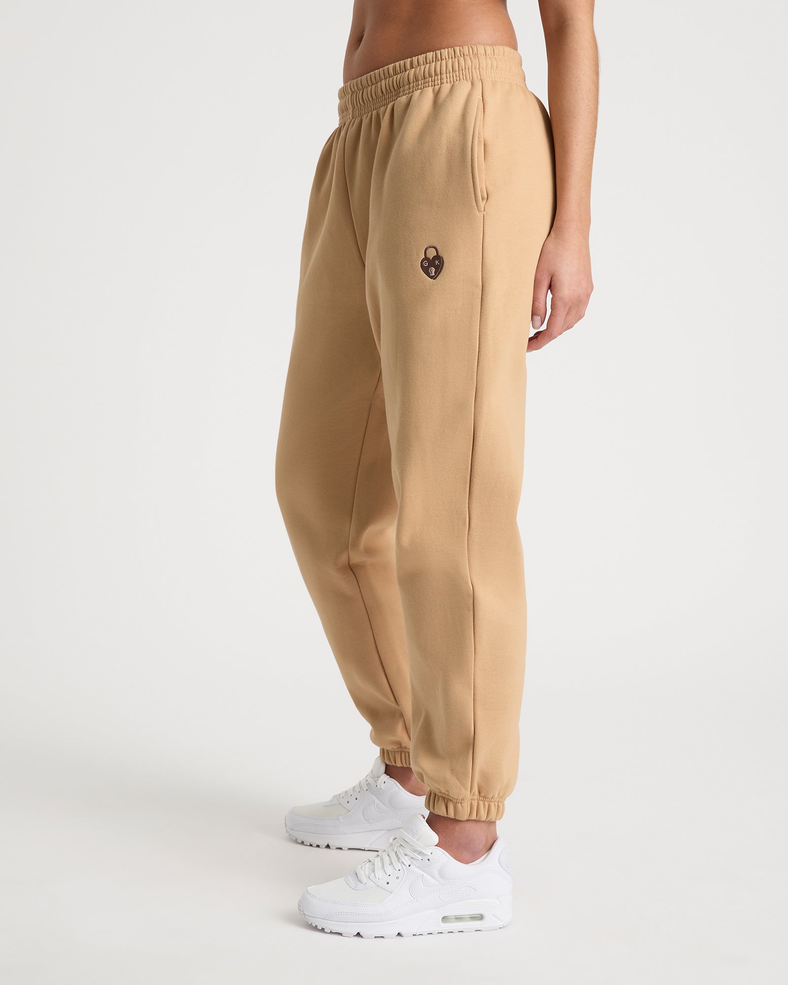 Edie unisex track pant - Latte