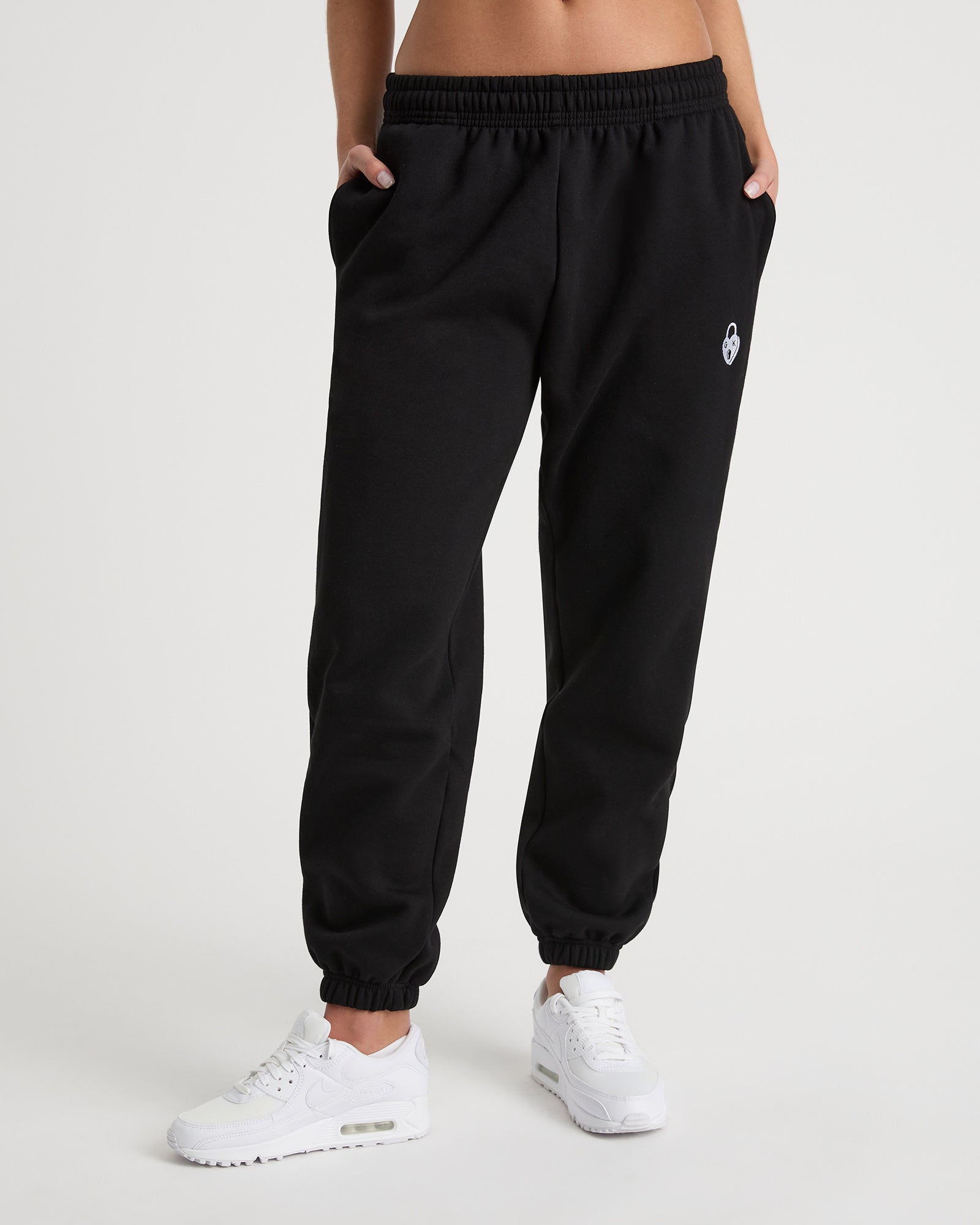 Edie unisex track pant - Black