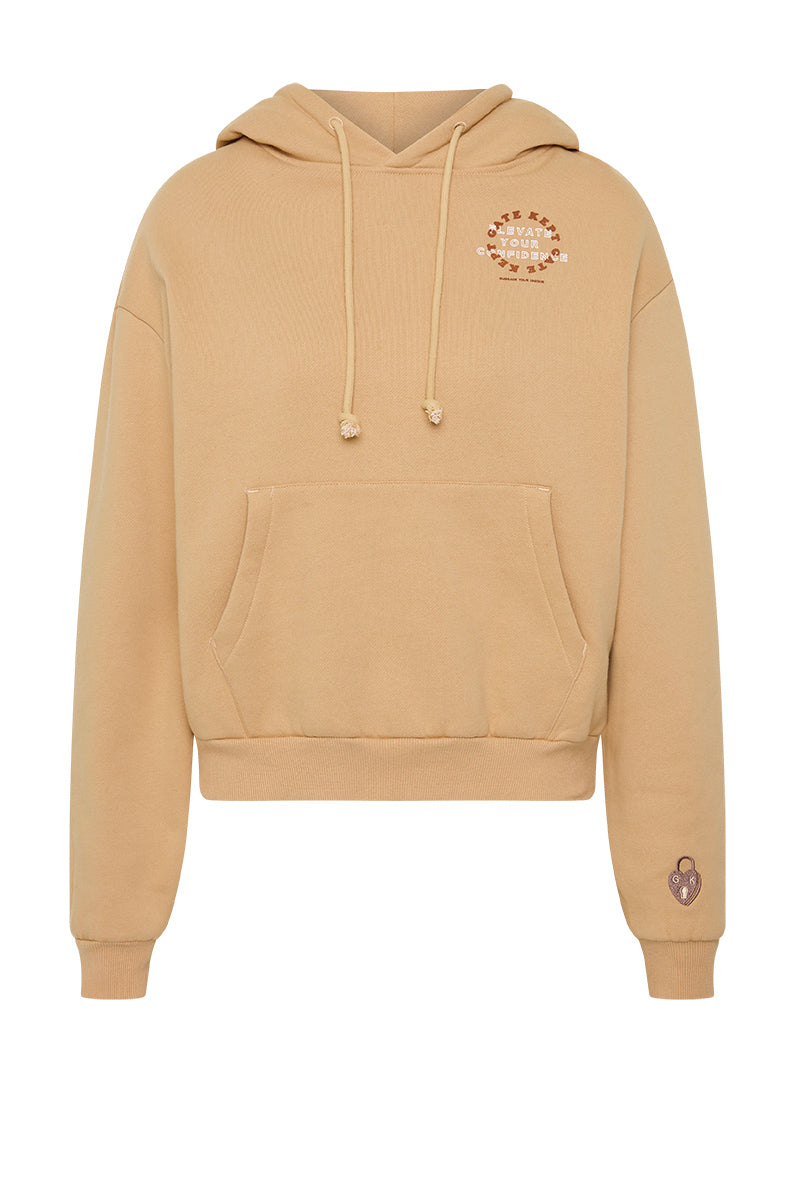 Edie unisex hoodie - Latte