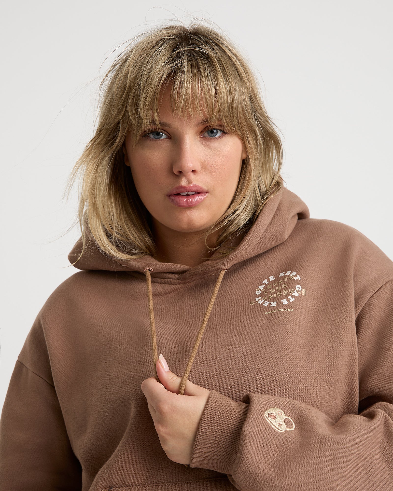 Edie unisex hoodie - Mocha