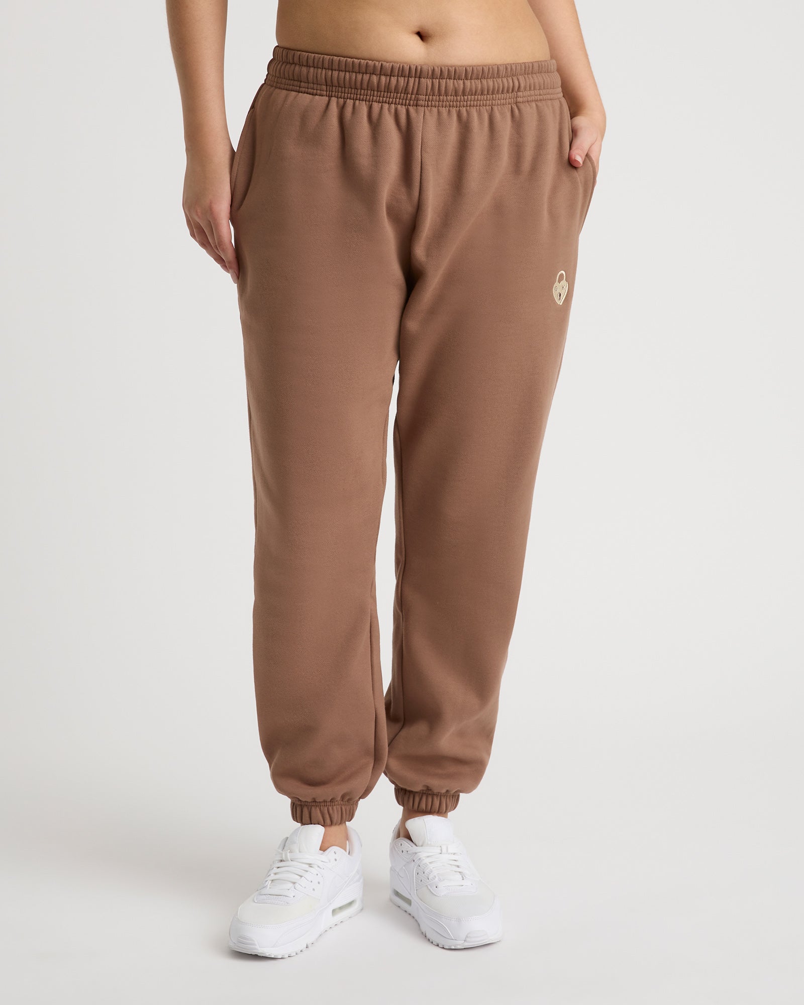 Edie unisex track pant - Mocha