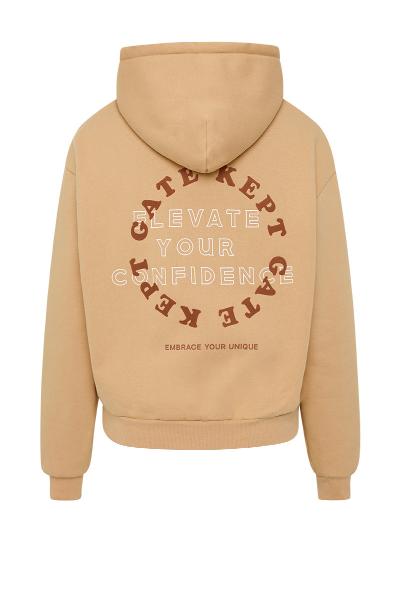 Edie unisex hoodie - Latte