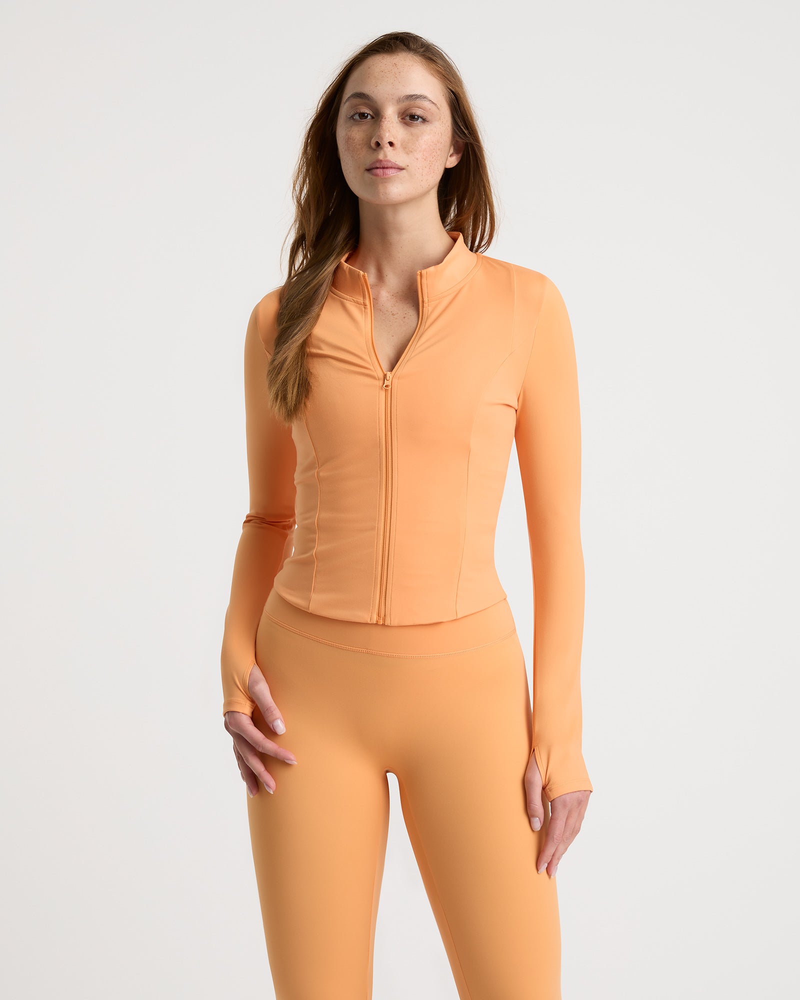 Ayva contouring jacket - Apricot