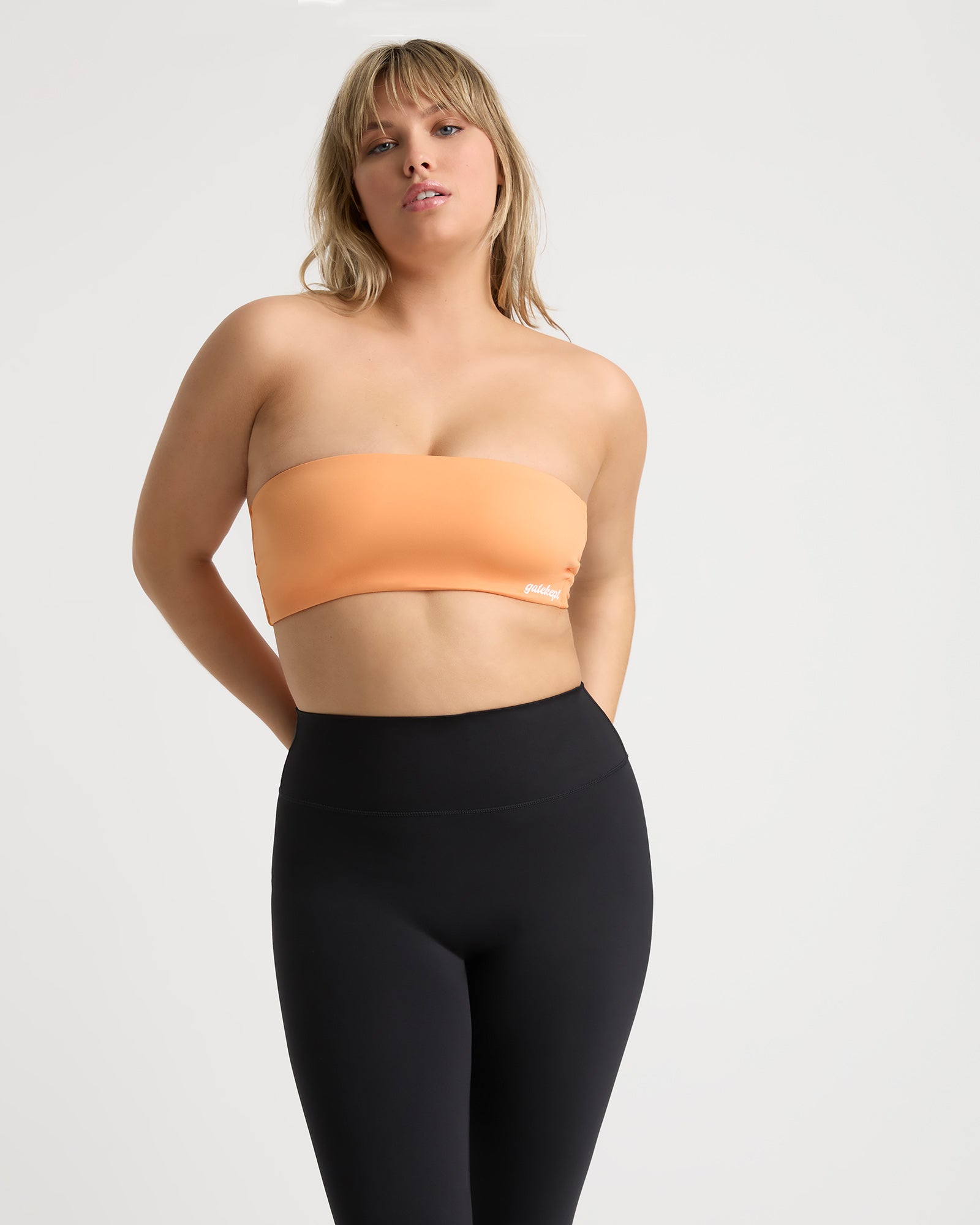 Semira Twisted Bandeau - Apricot