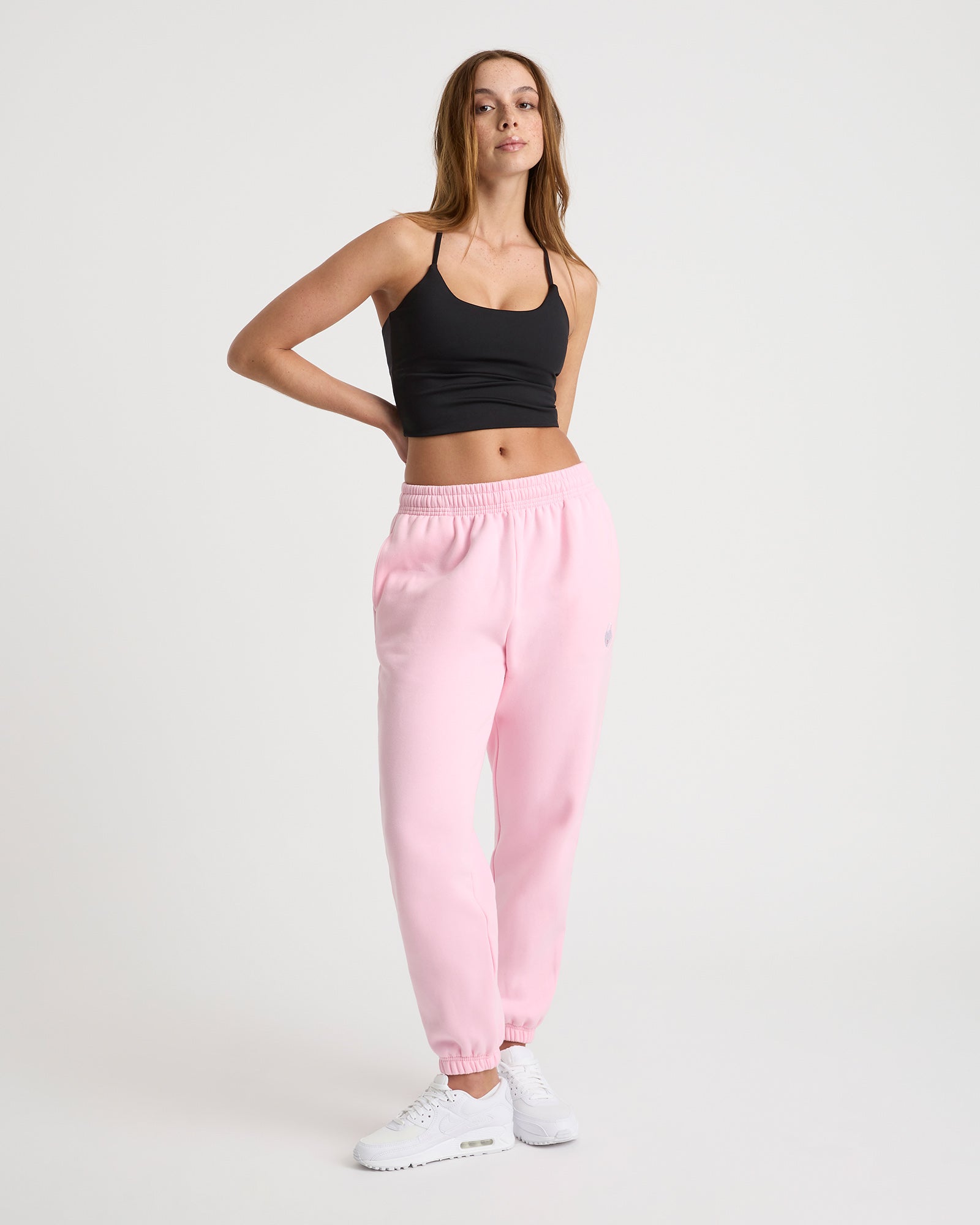 Edie unisex track pant - Rosé Pink