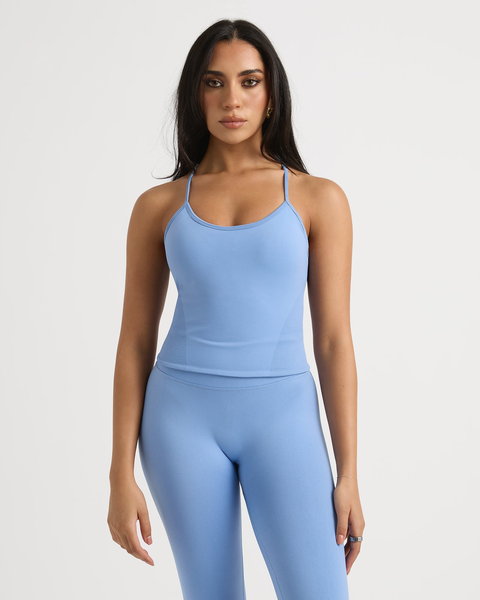 Emina Seamless Tank - Mykonos Blue