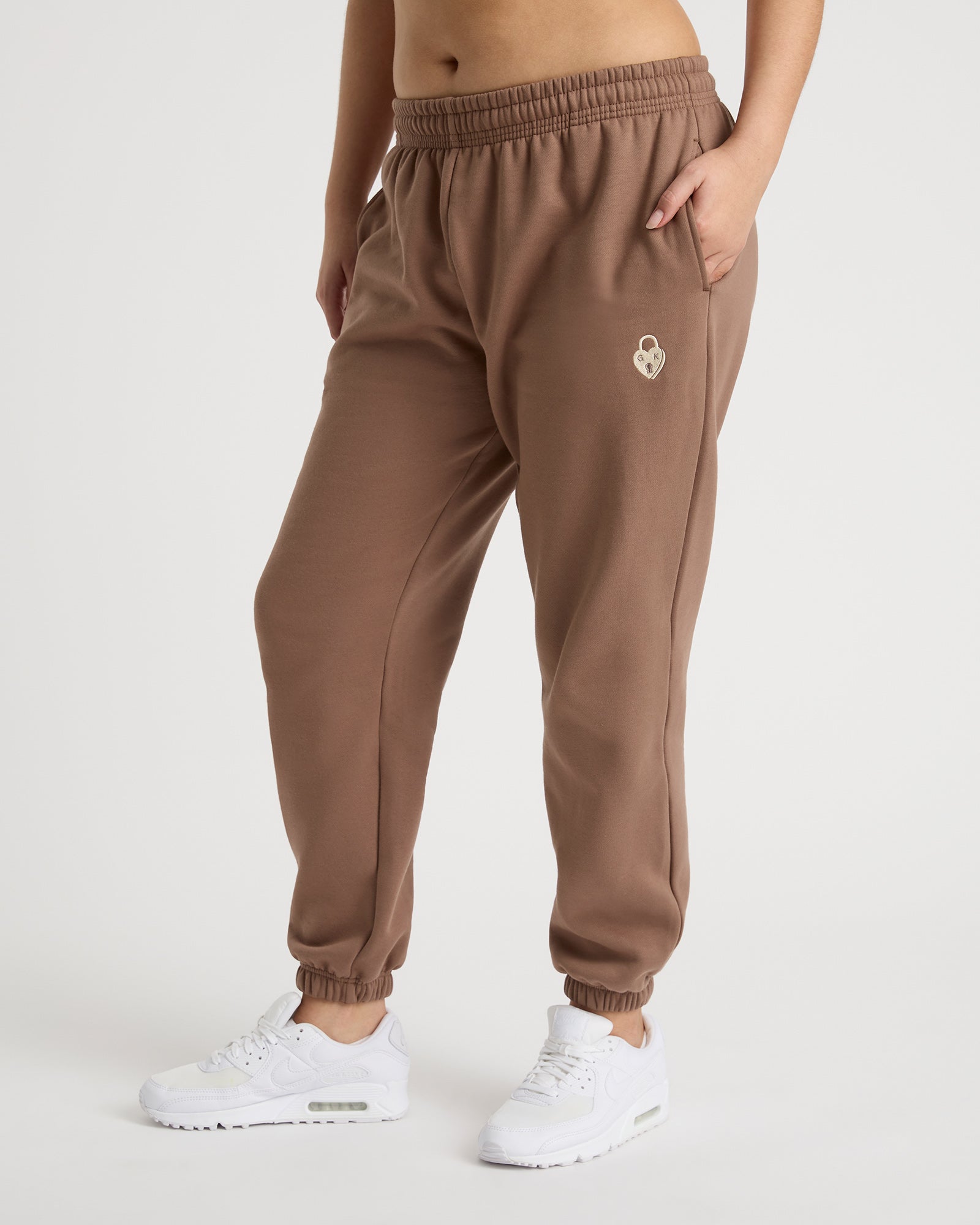 Edie unisex track pant - Mocha