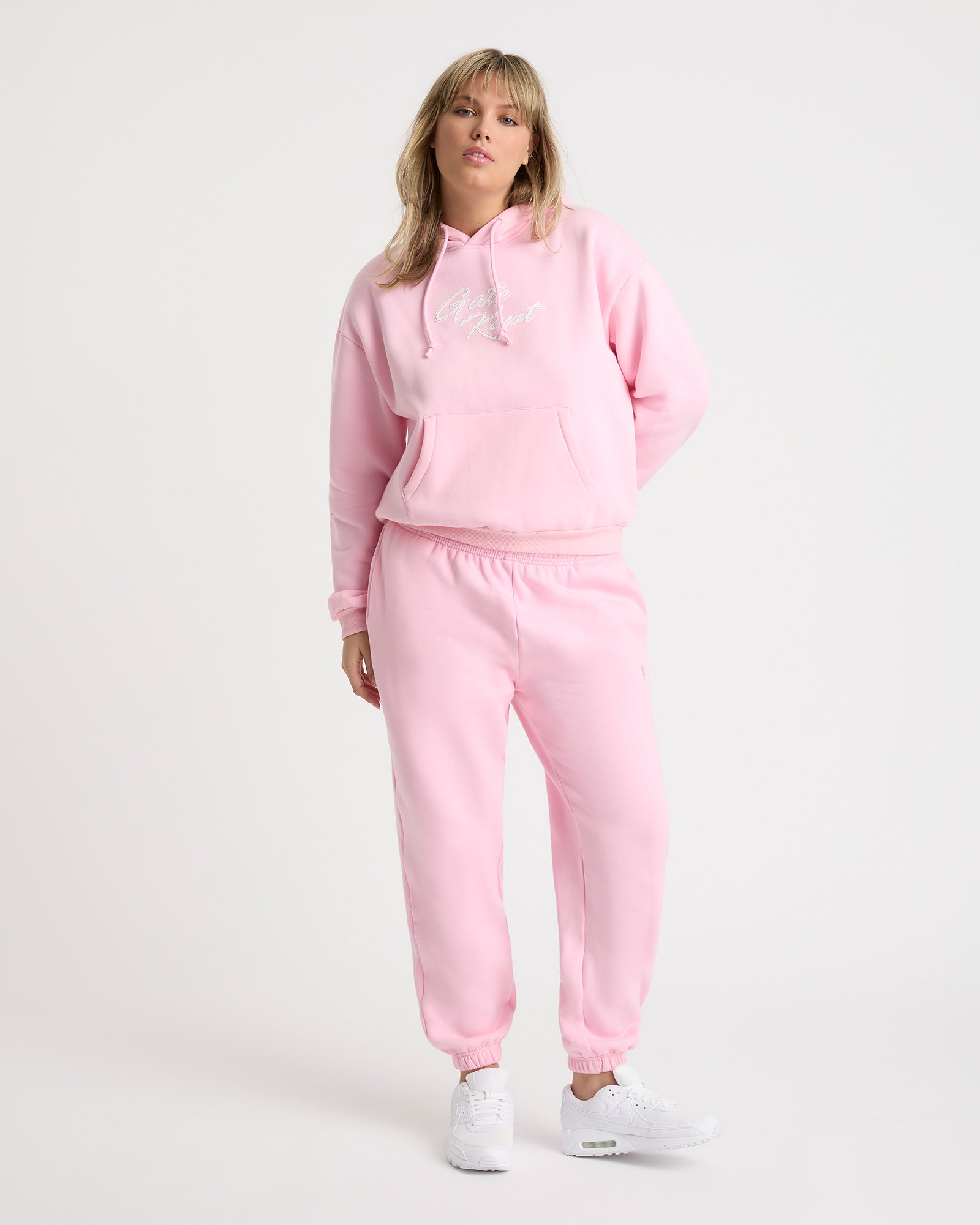 Edie unisex track pant - Rosé Pink