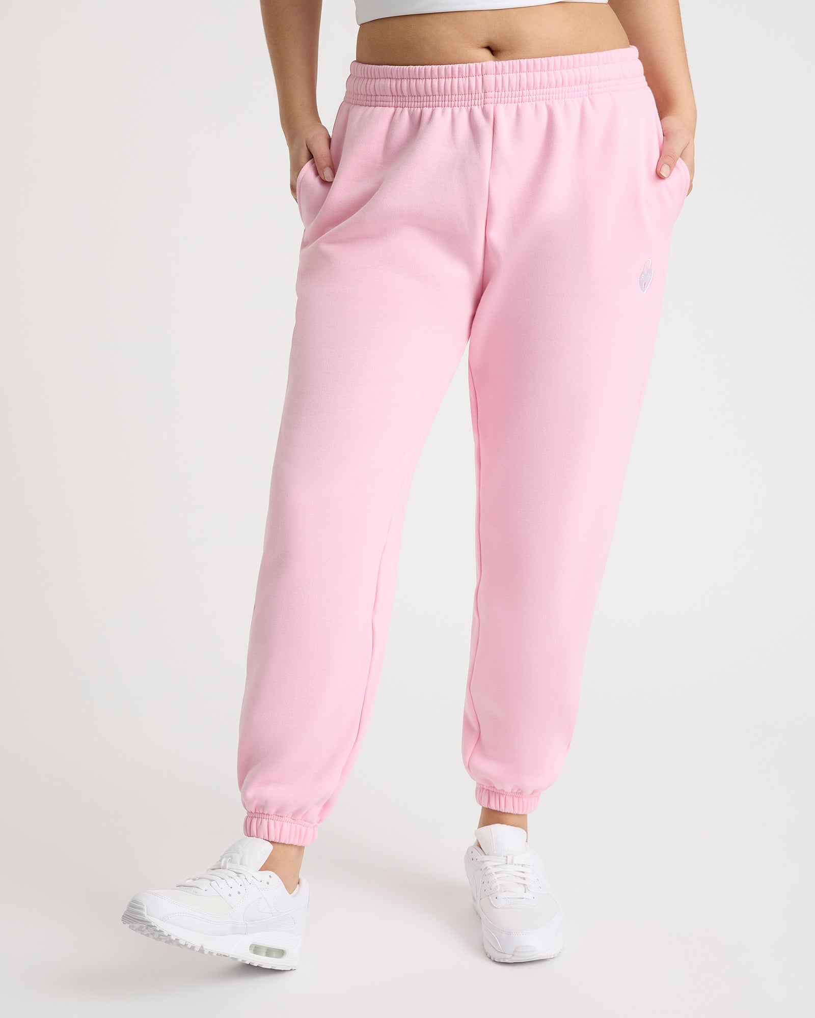 Edie unisex track pant - Rosé Pink