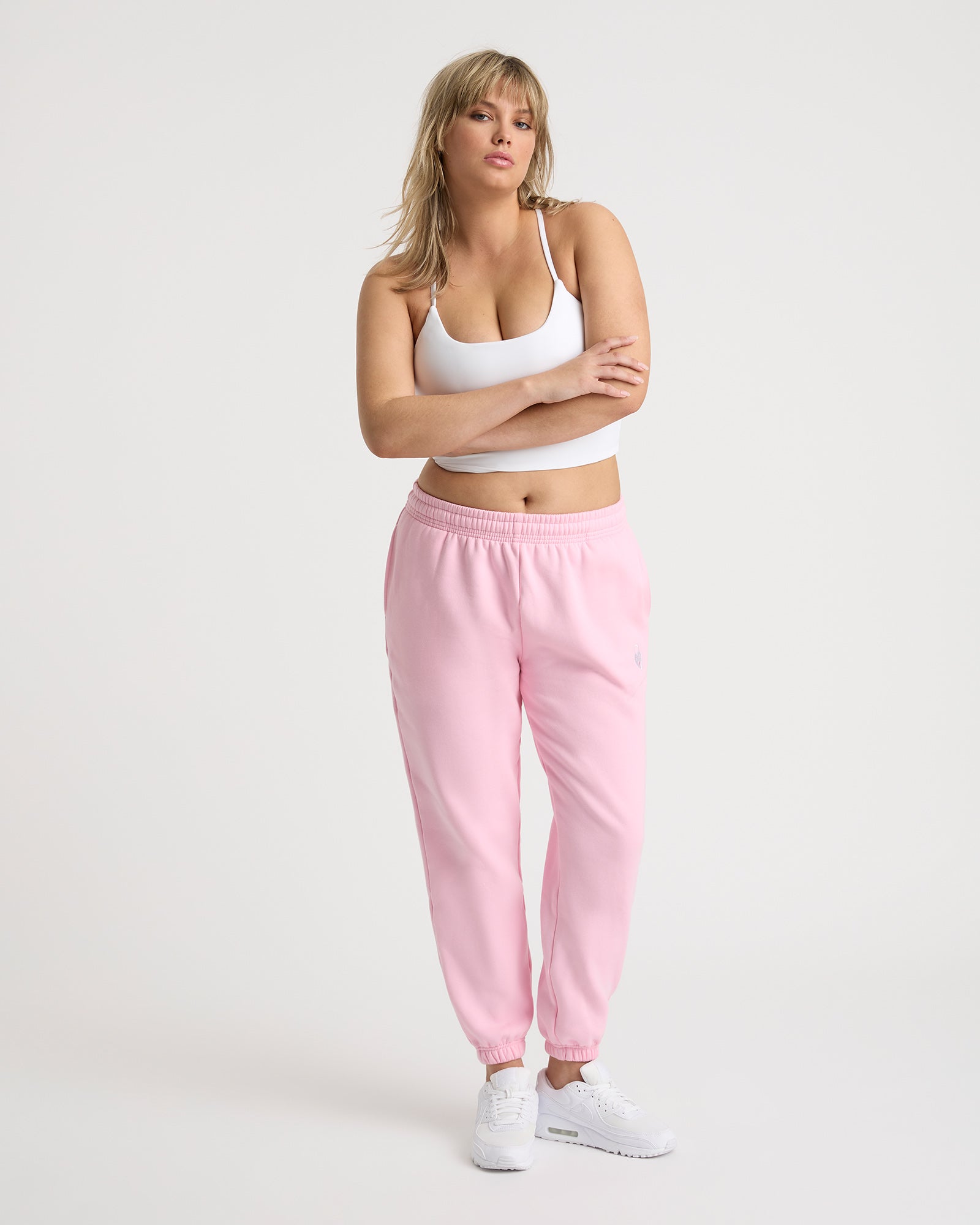 Edie unisex track pant - Rosé Pink